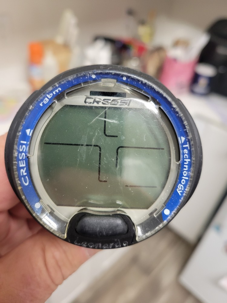 Cressi Leonardo Dive Computer Watch Scuba Diving Wrist Computer UNTESTED