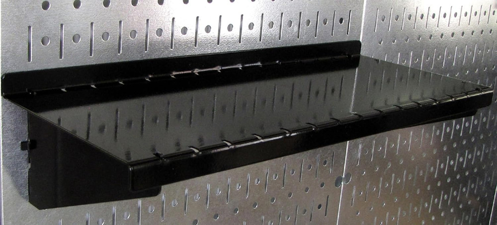 Pegboard Organizer 4 Ft. Metal Pegboard Standard Tool Storage Kit with Galvanize