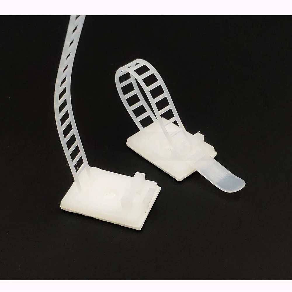 Adjustable Cable Organizer Wire Clip Holder Self Adhesive Cord Management
