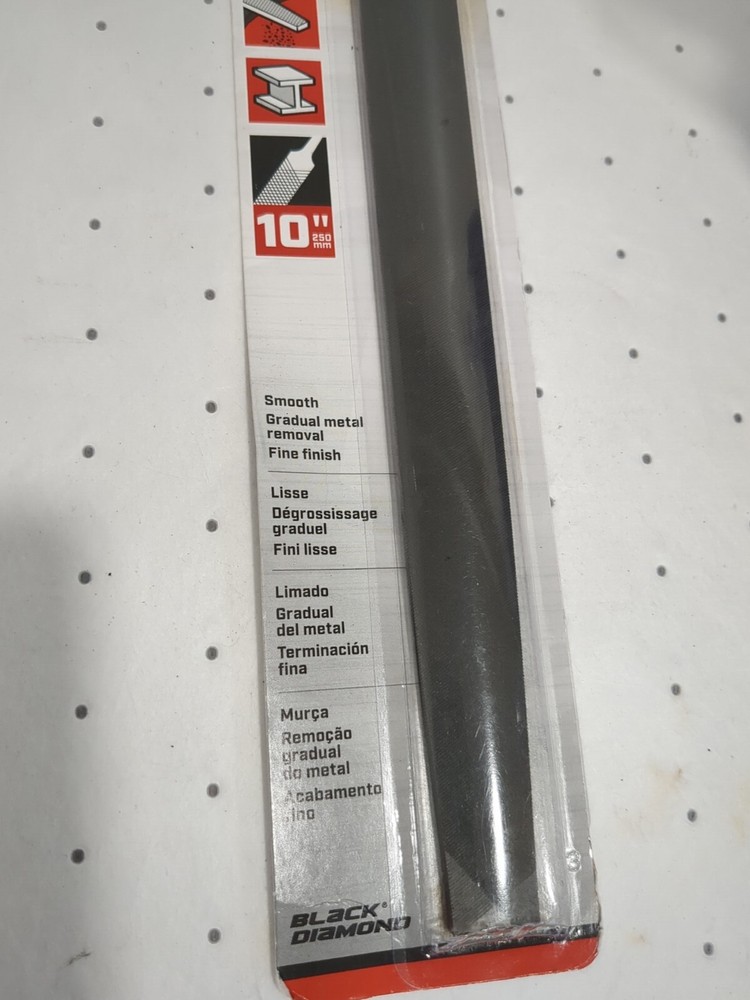 NICHOLSON American-Pattern File: 10" Long, Flat, Double 03732NN