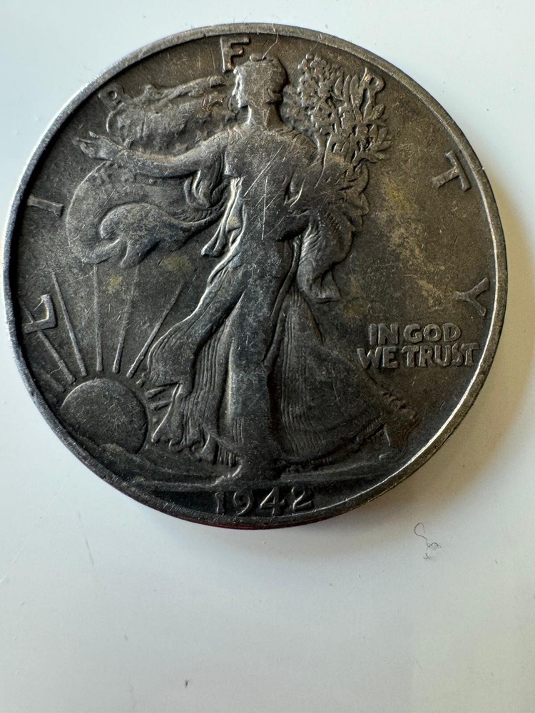 1942 Walking Liberty Silver Half Dollar – Rare