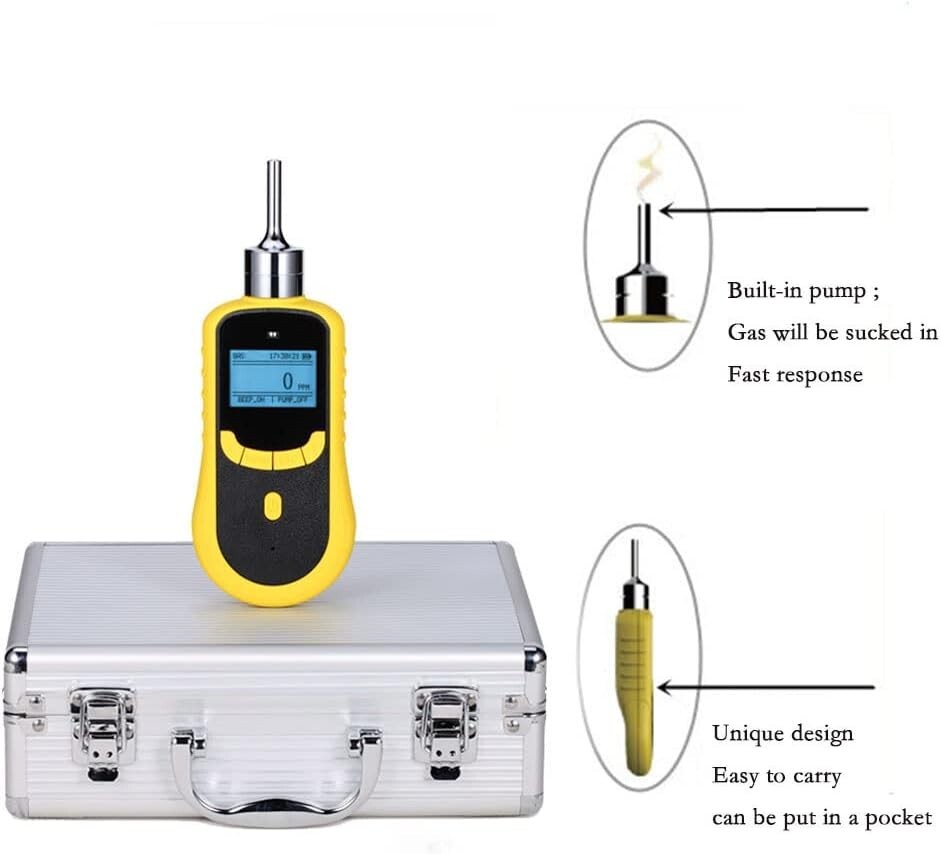 Digital Hydrogen Gas Detector Built-in Pump with 0-2000ppm Linear Error ≤ ±1%