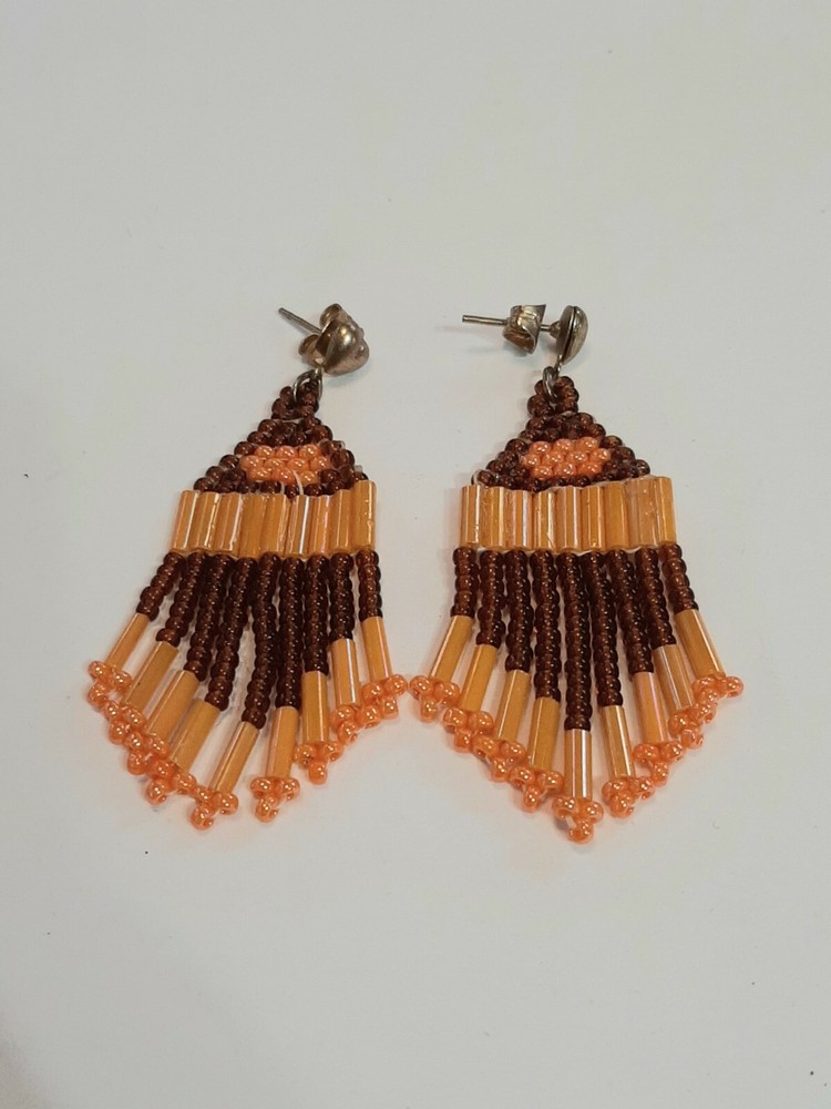 Beaded Earrings Dangling