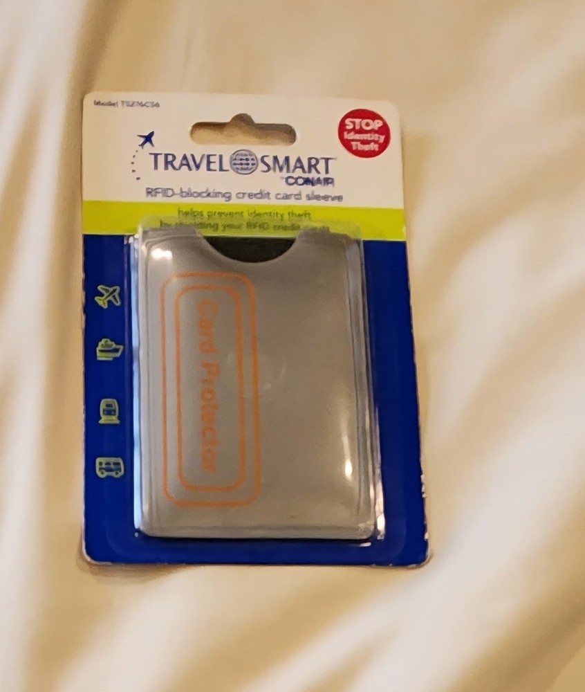 Travel Smart RFID Blocking Credit Card Sleeve