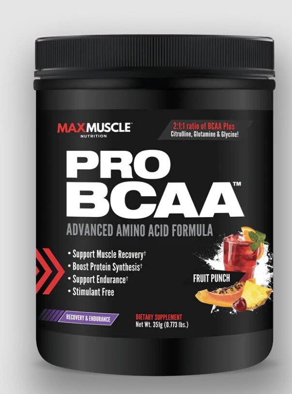 Max Muscle Pro BCAA Fruit Punch