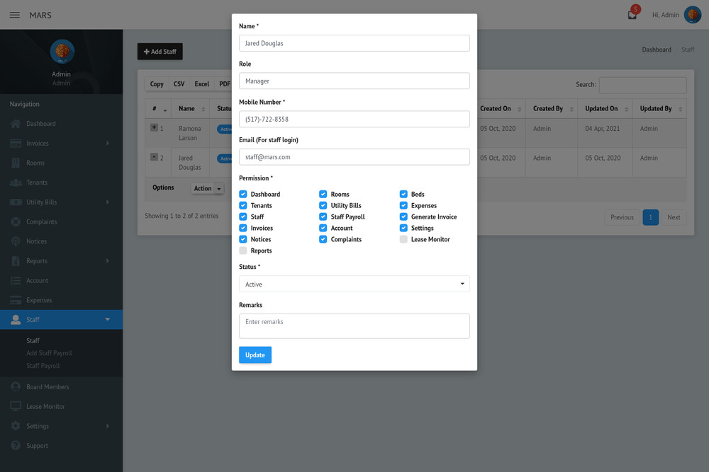 Room Management System with Free VPS Web Hosting and Installation