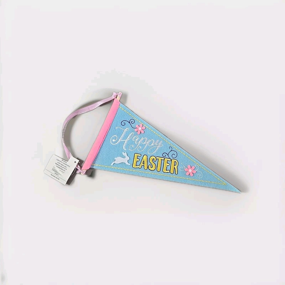 Easter Felt Pennants party Decor Happy Easter