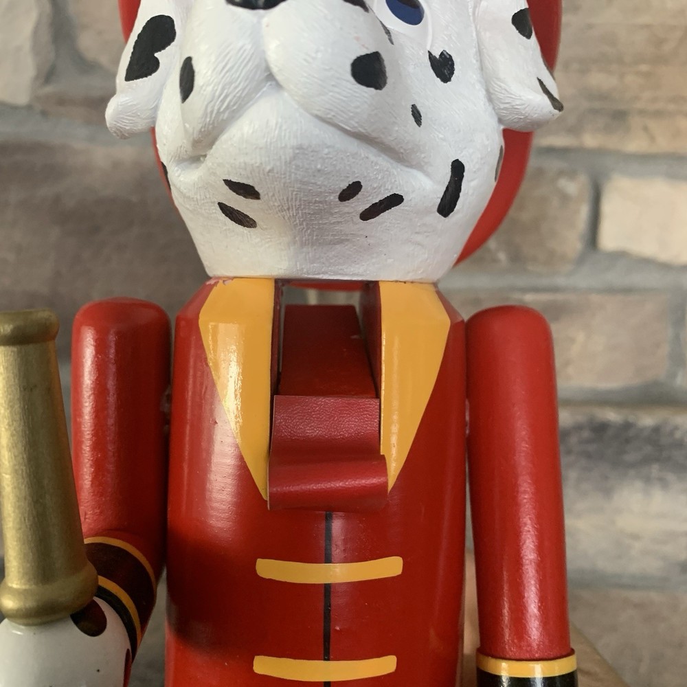 Nutcracker Dalmation Fireman with Puppy 18”