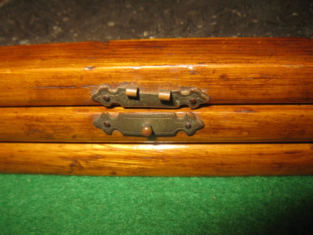 Antique 3 Panel Folding Hanging or Table Top Mirror