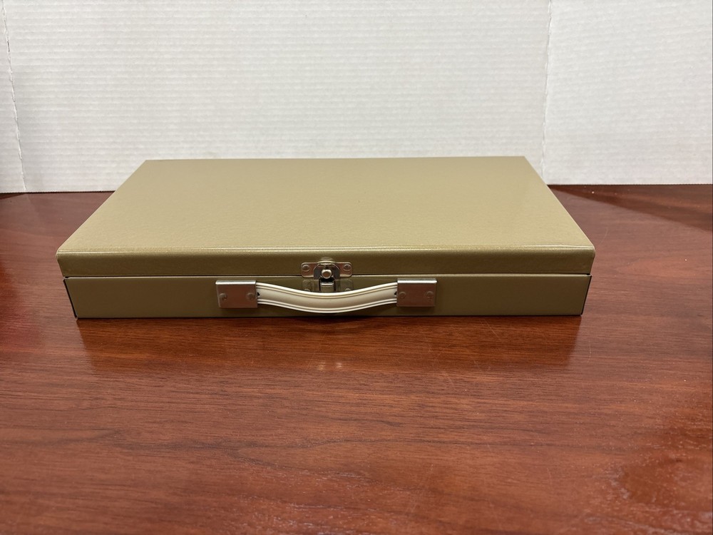 Vintage 35mm Slide Storage Case With Slides **Untested