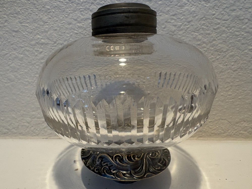 Antique Gorham Silver Plate Peg Lamp ~ c1906 ~ Empire Pattern