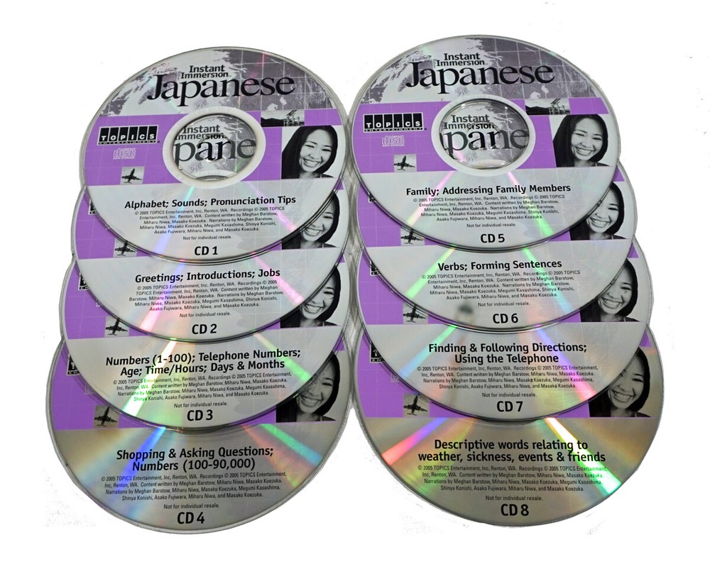 Learn How to Speak & Understand Japanese Language - 8 Audio CD Set