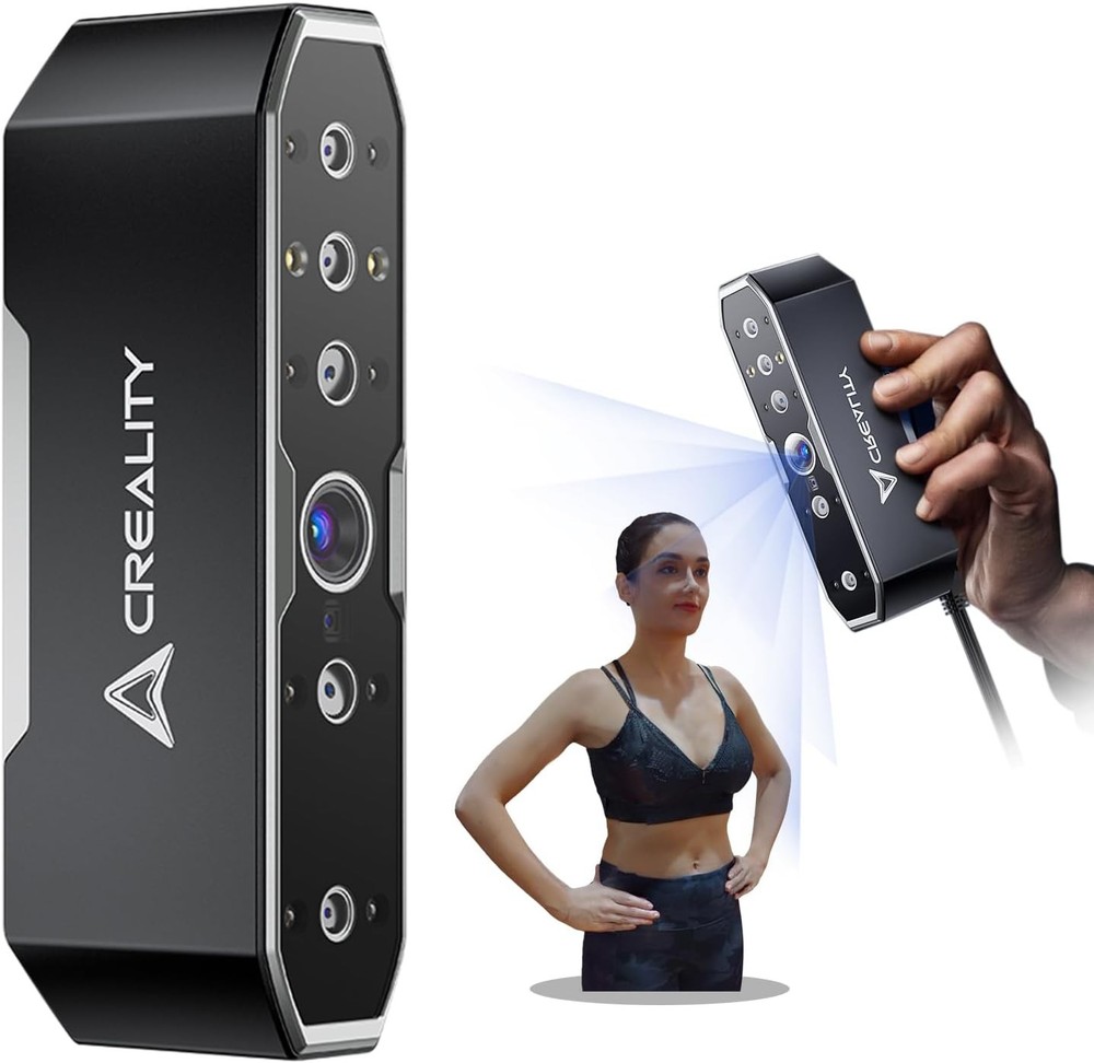 OPEN Creality Otter 3D Scanner 0.02mm Accuracy Handheld Capture SMALL&BIG Object