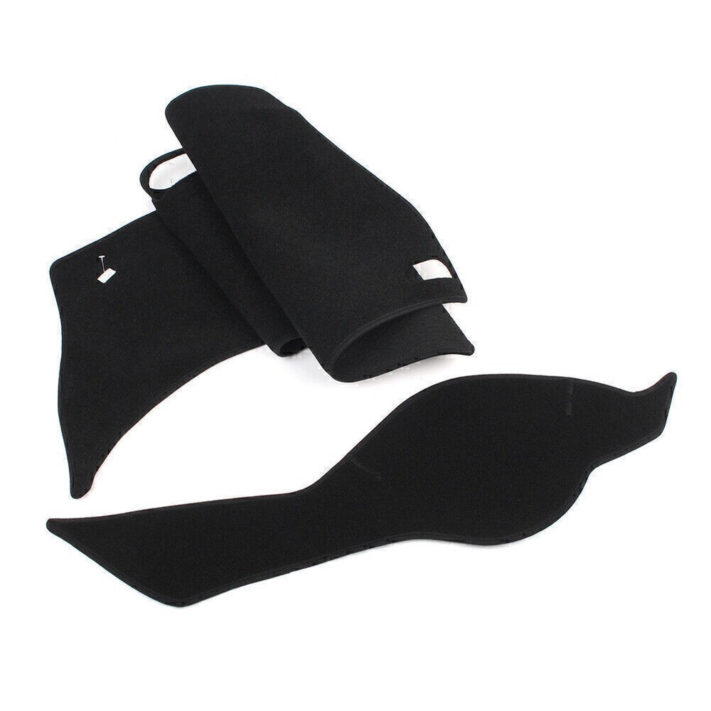 Black Polyester Dash Mat Dashboard Cover Dashmat For Honda Civic 2012-2015 13 14