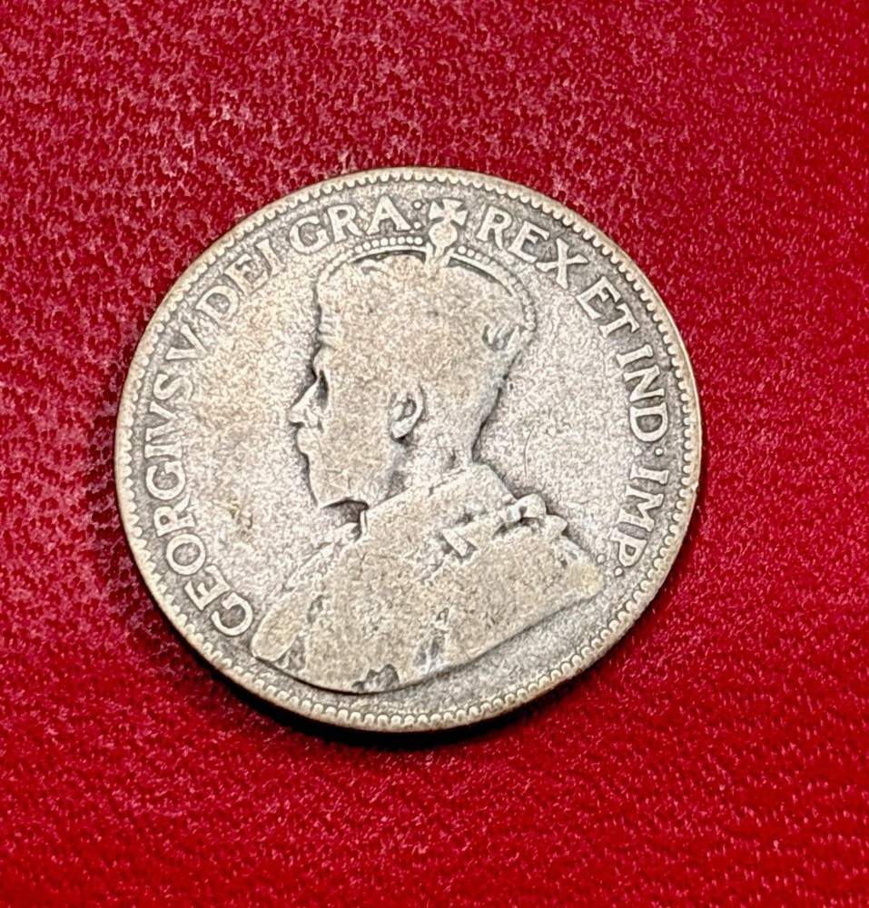 1920 Canada Silver! 25 Cents! ENN Coins