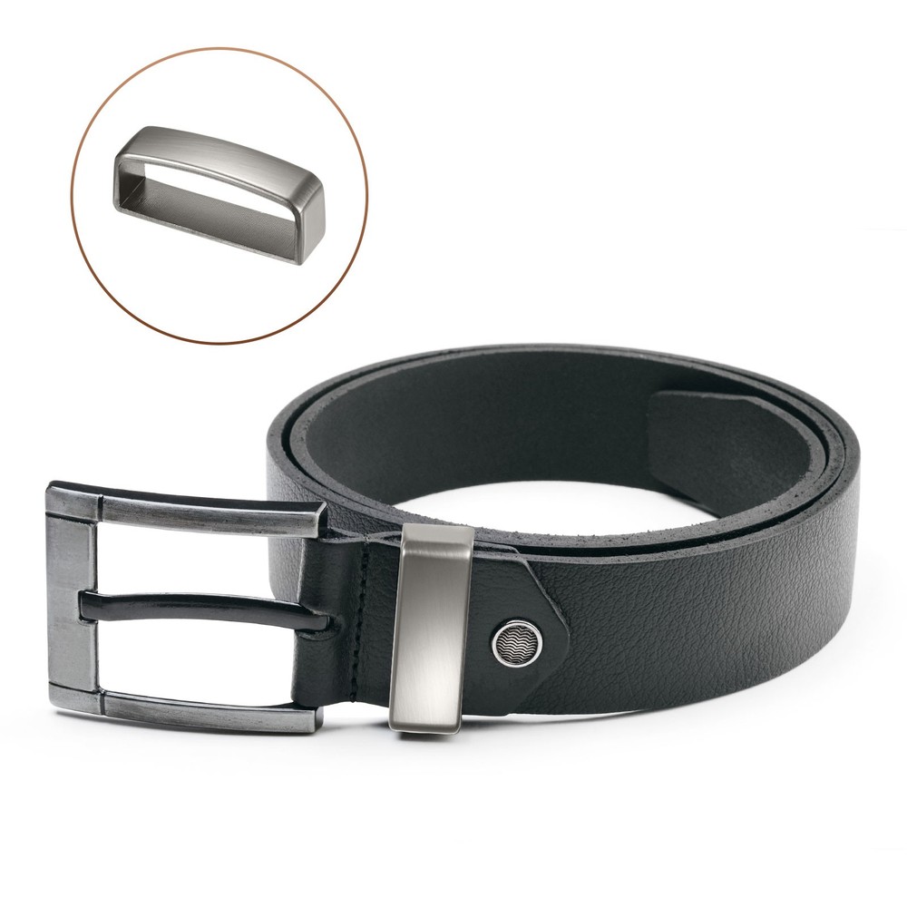 2-Pack Metal Loop Keeper Accessories, 1.5 Inch Belt Loop Keepers [Gray]