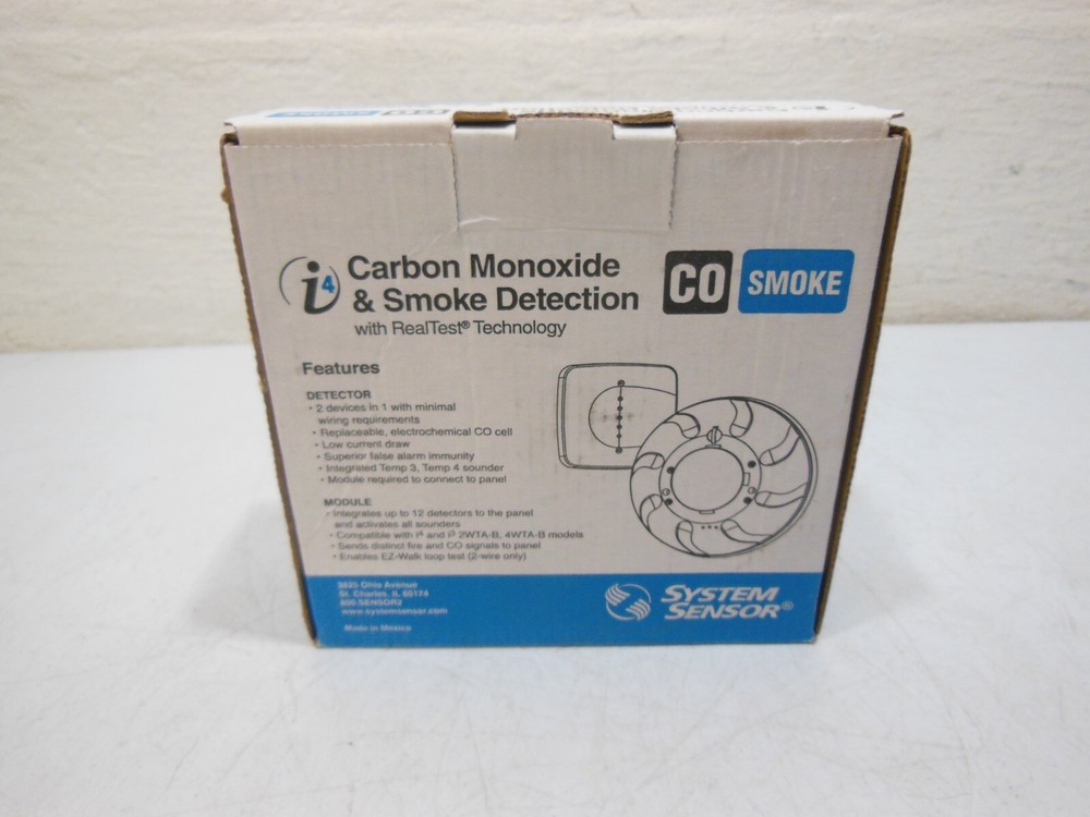 System Sensor COSMO-2W Combination Carbon Monoxide and Smoke Detection - New