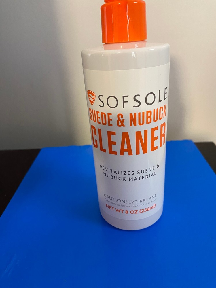 BRAND NEW SOF SOLE SUEDE & NUBUCK CLEANER TRIGGER SPRAY-8 OZ.