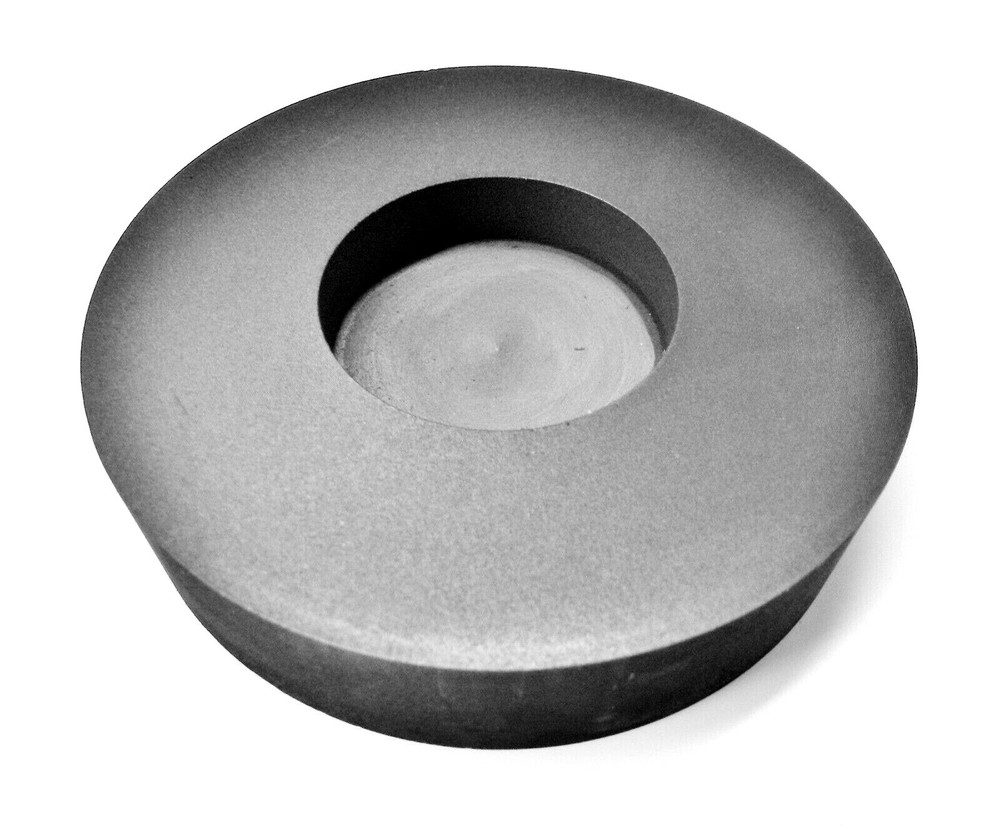 4 Troy Oz Silver Graphite Ingot Mold Round Coin Shape Melting Refining Scrap