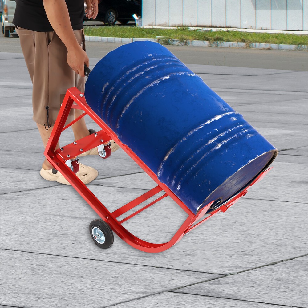 Drum Cradle with Wheels, 55Gal Drum Cradle, Movable Drum Cradle, Drum Stand