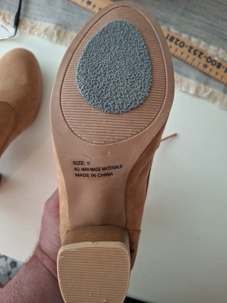 Charlotte Russe Size 9 Tan Boots Never Worn No Box