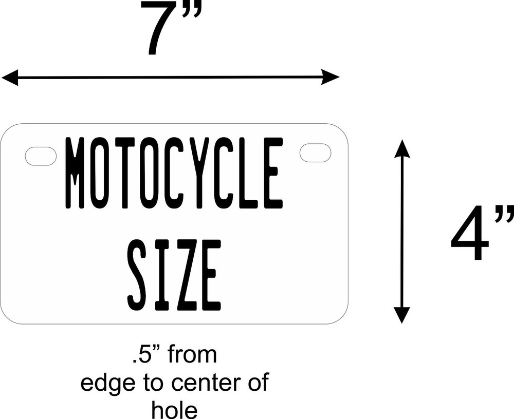 Oklahoma State Car Auto OR Motorcycle Custom Personalized License Plates