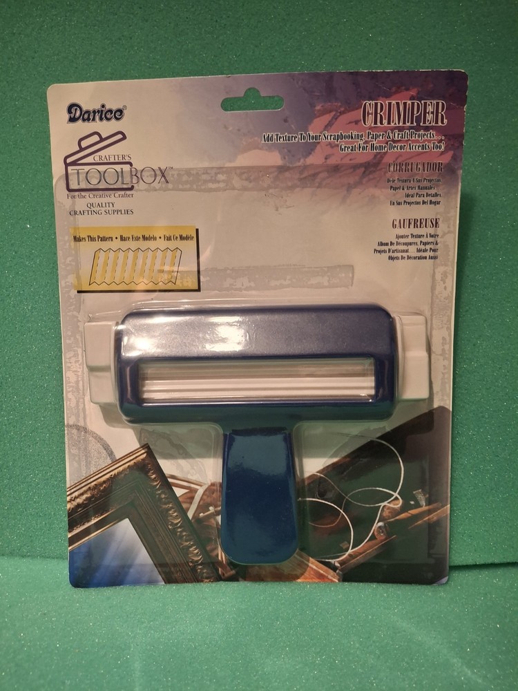 Darice Crafters Crimper Accordion Pattern New