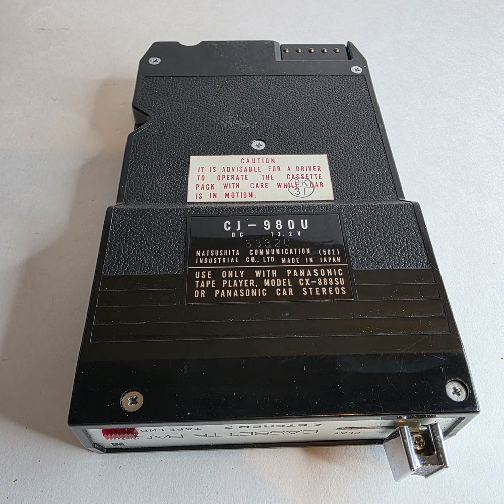 Vintage Panasonic Cassette Pack CJ-98OU with Case *Not Tested*