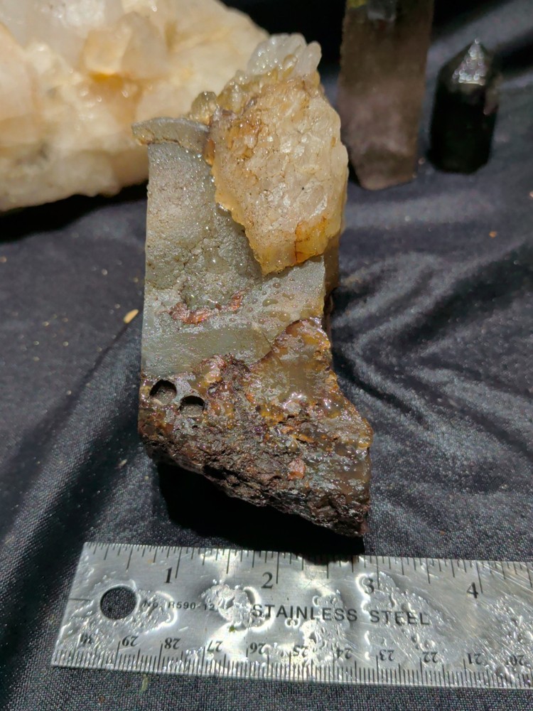 Moss Agate Crystalized Specimen Unpolished (1lb 13oz)