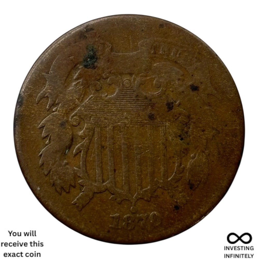 1870 2 Cent Piece X-1288