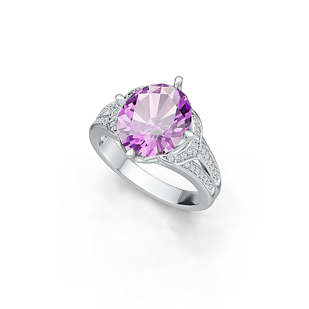 Sterling Silver Semi Mount Ring Setting Oval OV 12X10mm