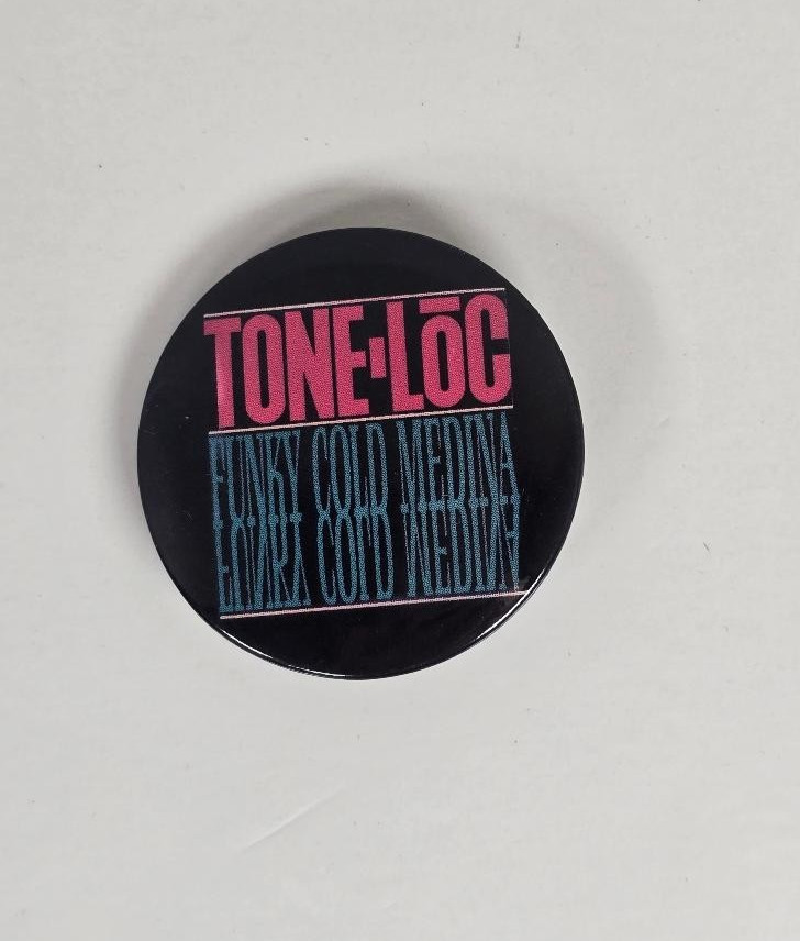 Tone-Loc - Vintage Pinback Button by Button Up - Excellent Condition.