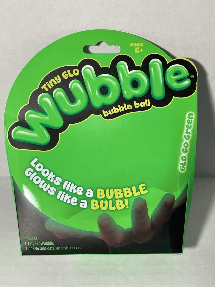 Tiny Glo Wubble Bubble Ball Glo Go Green