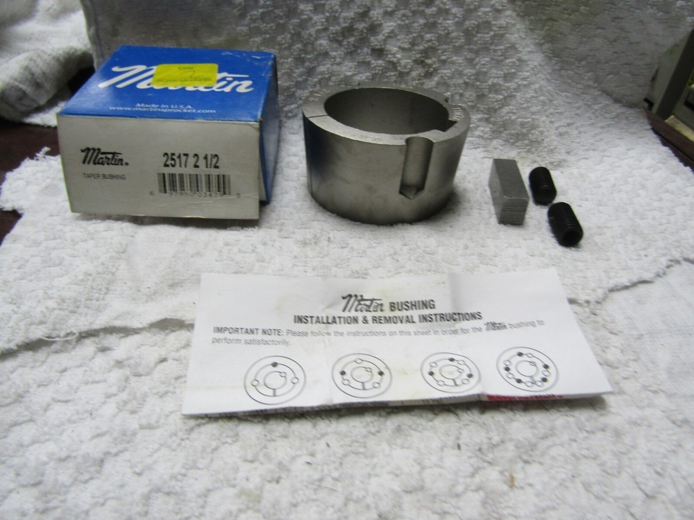 👍 NEW MARTIN TAPER BUSHING 2517 2-1/2"