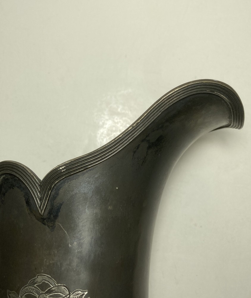 Vintage Jug Pitcher Knickerbocker Silver Company Decorative Monogram