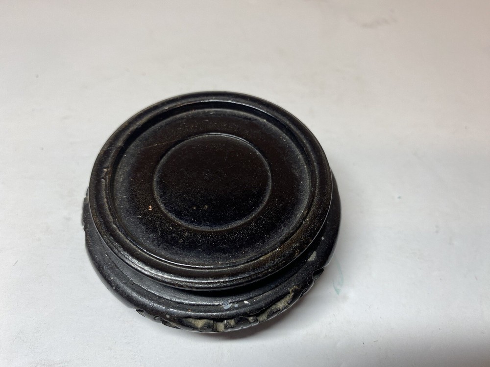 Vintage Small Wood Footed Base Stand
