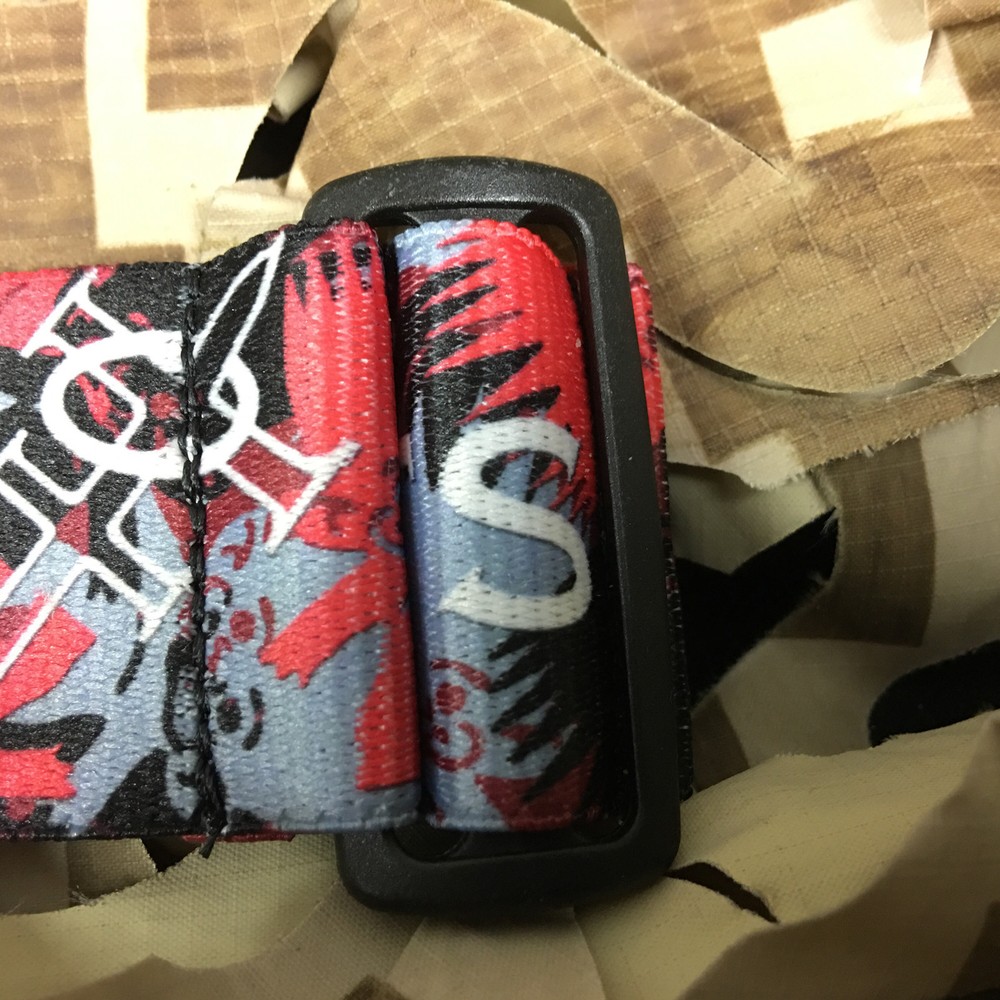 NEW KM Paintball Universal Mask Goggle Strap - 09 Thomas Taylor Red Troll