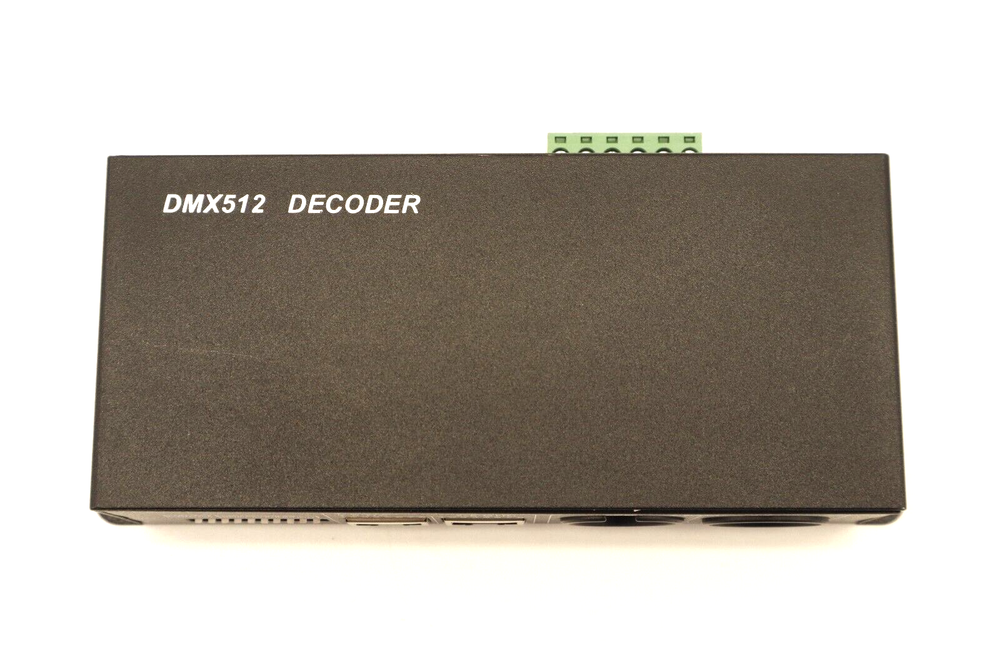 DMX 512 3x4A Decoder LED Controller Channel Driver RGBW LED Tape DC 12V