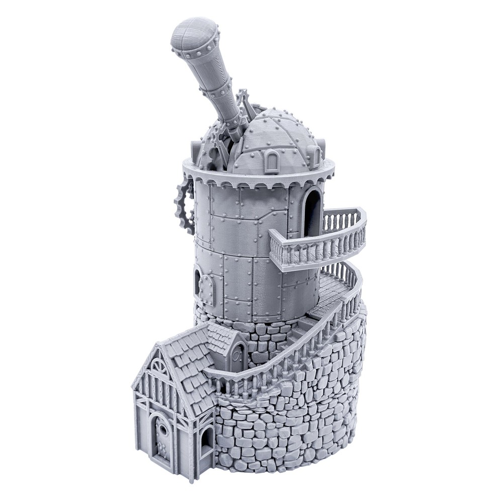 Observatory by Printable Scenery, Tabletop RPG Wargame Terrain 28mm