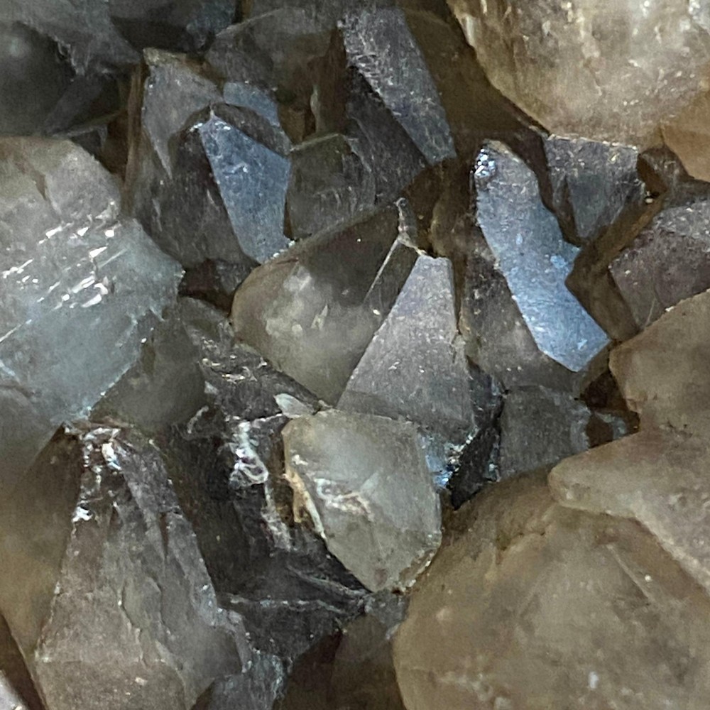 QUARTZ CRYSTAL ASSEMBLAGE - ROSTOWRACK PIT, CORNWALL HEAVY 2937g MF4039