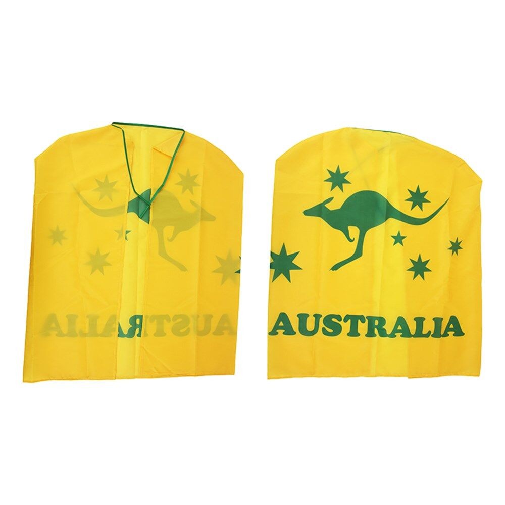 Green & Gold Kangaroo Cape
