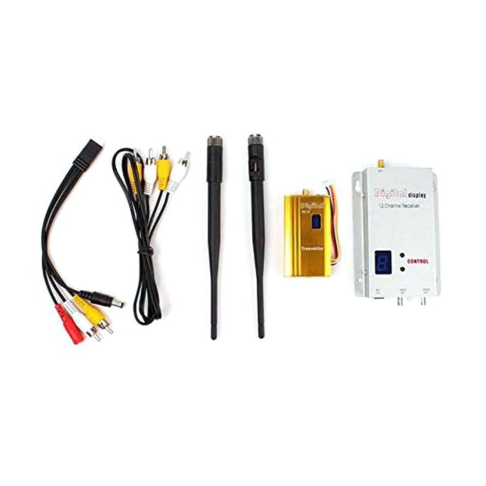 Long-Range Wireless Audio/Video Transmitter-Receiver Surveillance Accessories