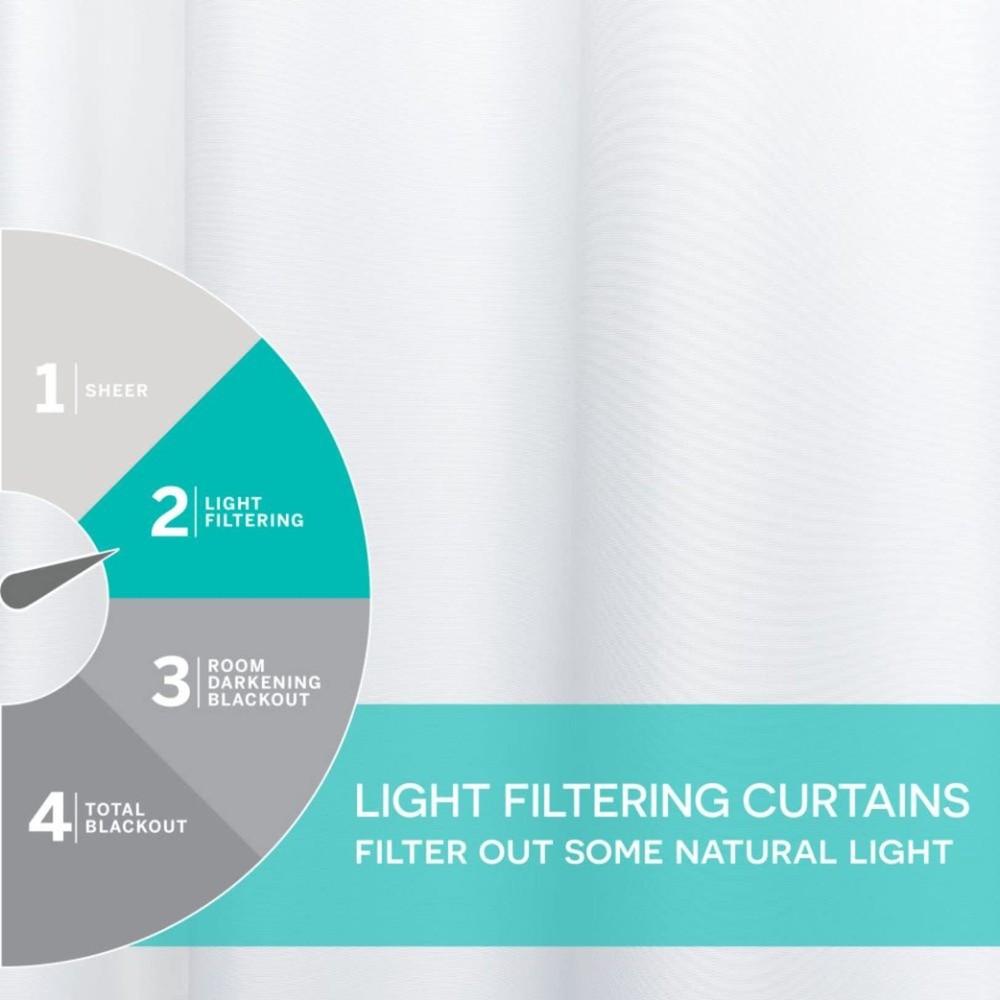 Exclusive Home Cabana Solid Indoor/Outdoor Light Filtering Hook-and-Loop Tab ...
