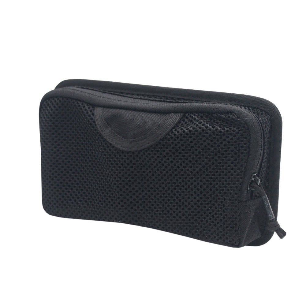 Mesh tool organizer with zipper hook loop for backpack expansion outdoor