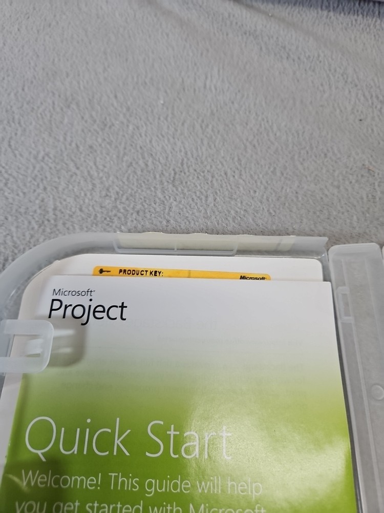 Microsoft Project Standard 2010 Software (O2)