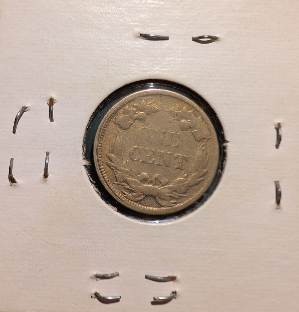 1858 Flying Eagle Cent - Small Letters Variety - Better Date - Circulated