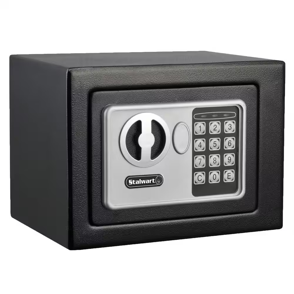 0.22 Cu. Ft. Steel Floor Safe with Digital Lock
