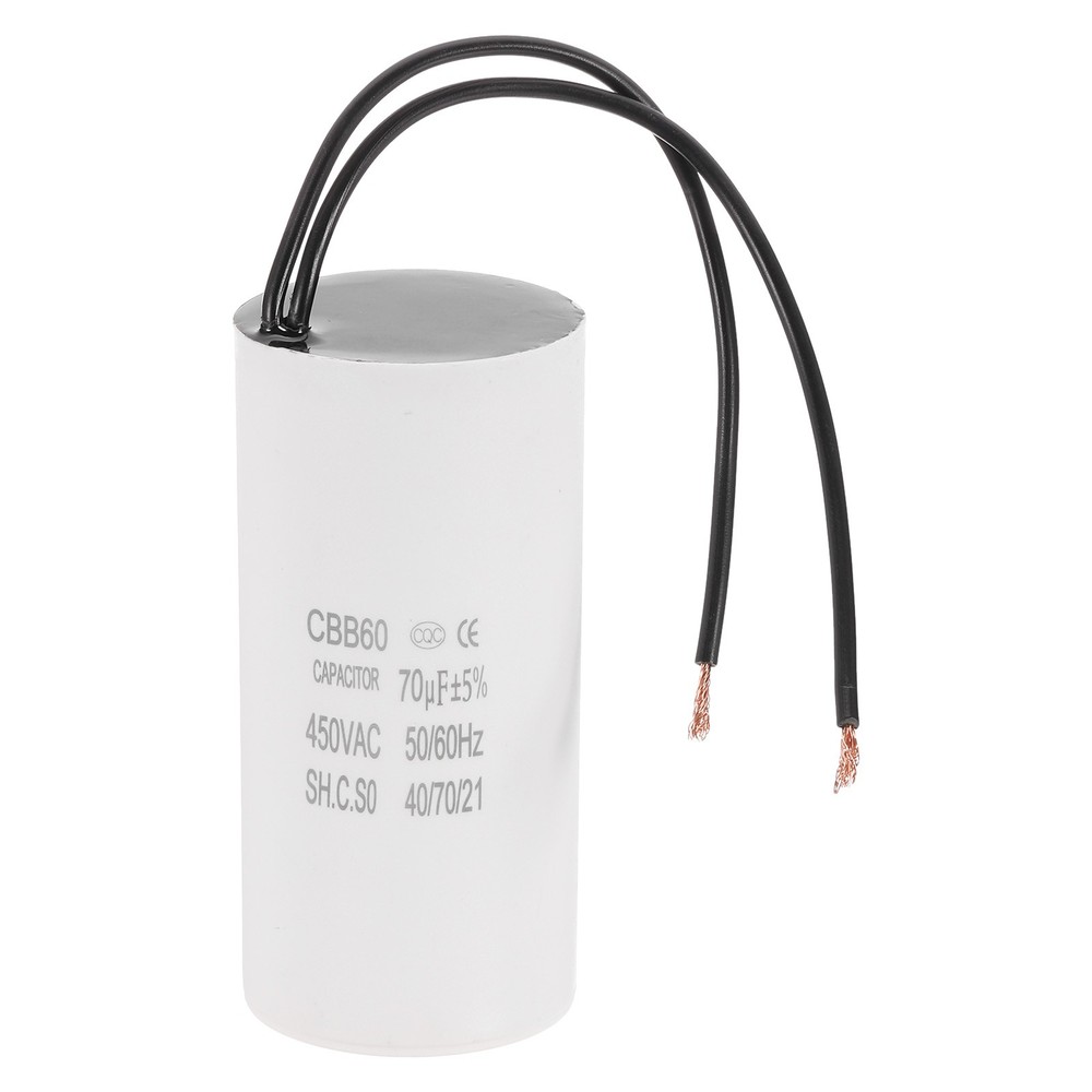 70uF CBB60 Running Capacitor, Run Capacitor,White