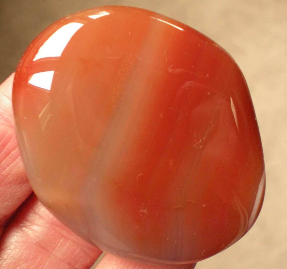 Carnelian Agate Palmstone sc707m