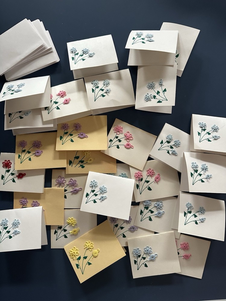 Vintage Handmade Blank Note Cards 28